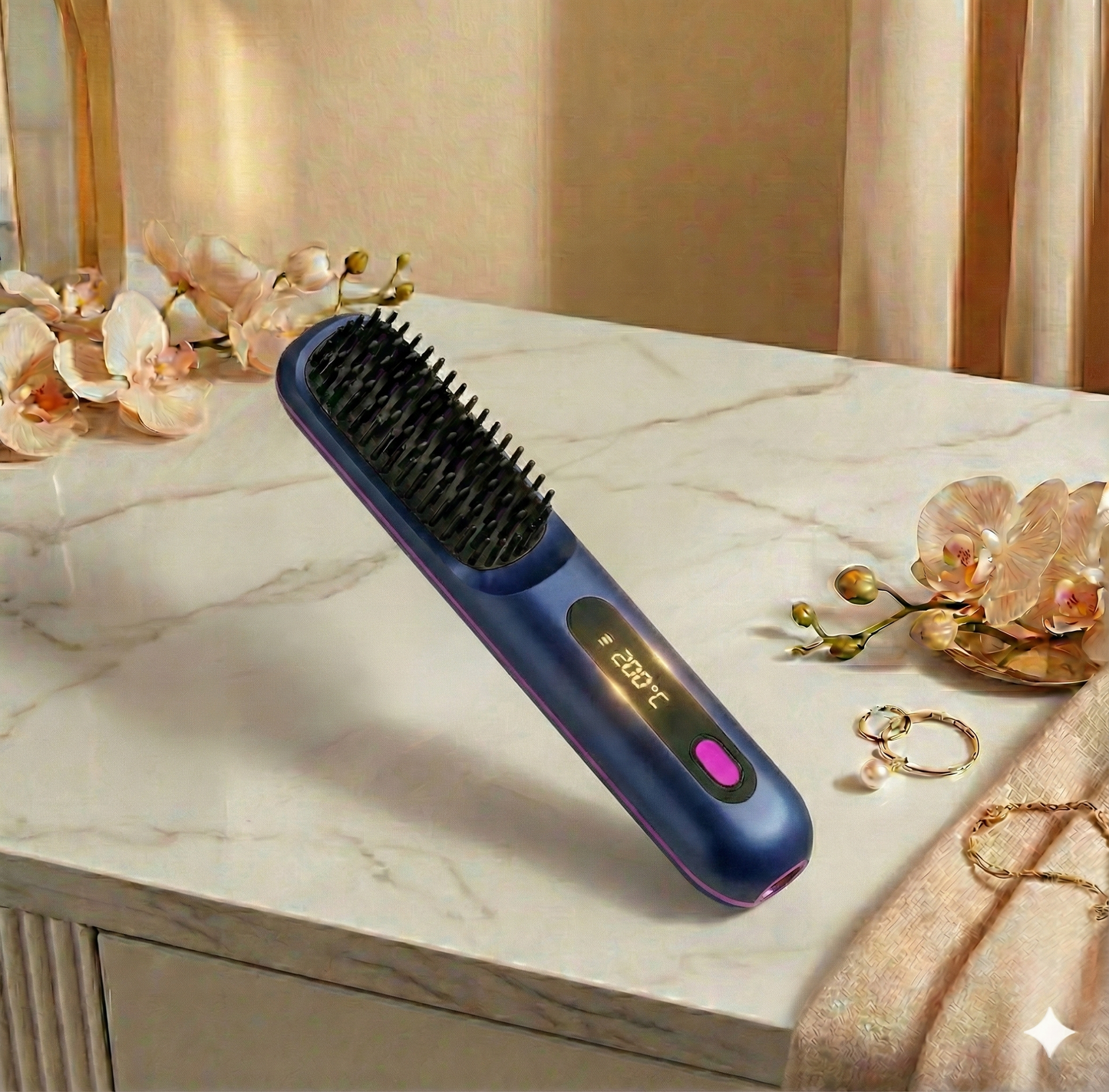 Brosse à lisser sans fil