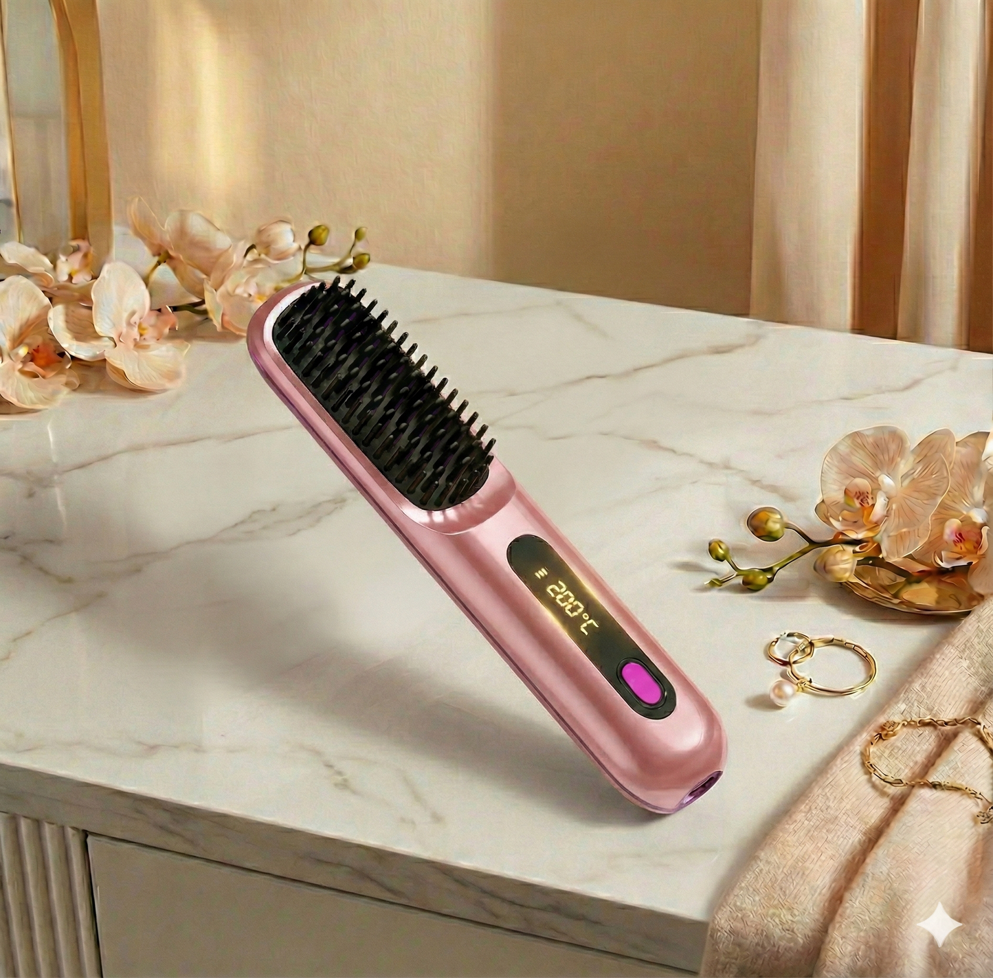 Brosse à lisser sans fil